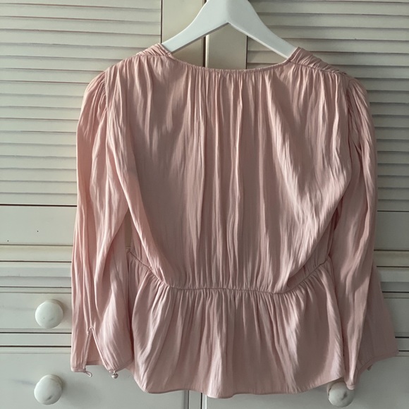 Aritizia Shanina Tie Front Blouse - Picture 2 of 4